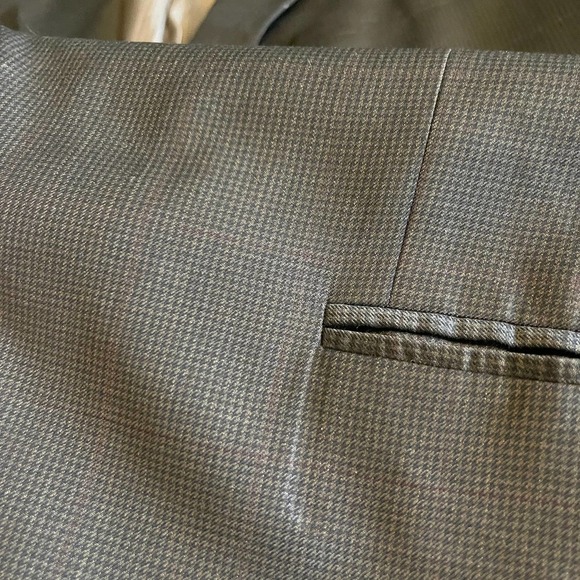 Ralph Lauren Men's Sport Jacket 02 Buttons Brown Plaid Size 48 Regular - Picture 3 of 9